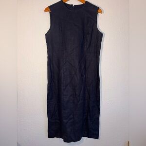 Vintage Geary Roark Kamisato Navy Blue dress size 12